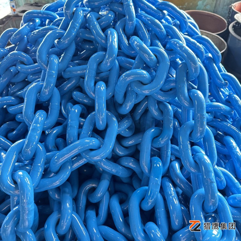 高強(qiáng)度G3級(jí)合金鋼船用錨鏈20年防銹鍍鋅處理